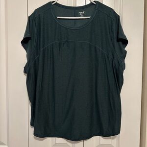 Old Navy Dark Green Short Sleeve Top
